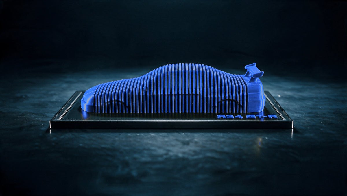 Skyline R34 — Layered Display