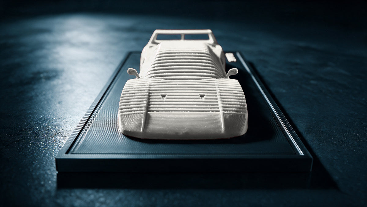 Ferrari F40 layered display, base edition, Bianco