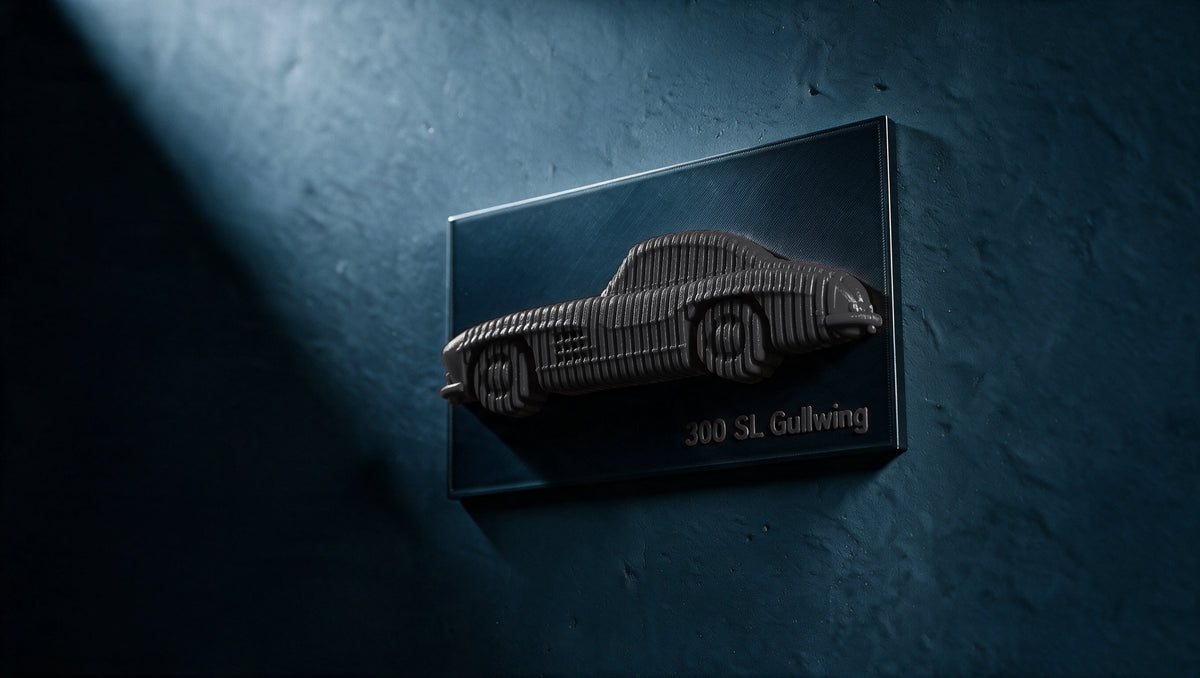 black wall oblique