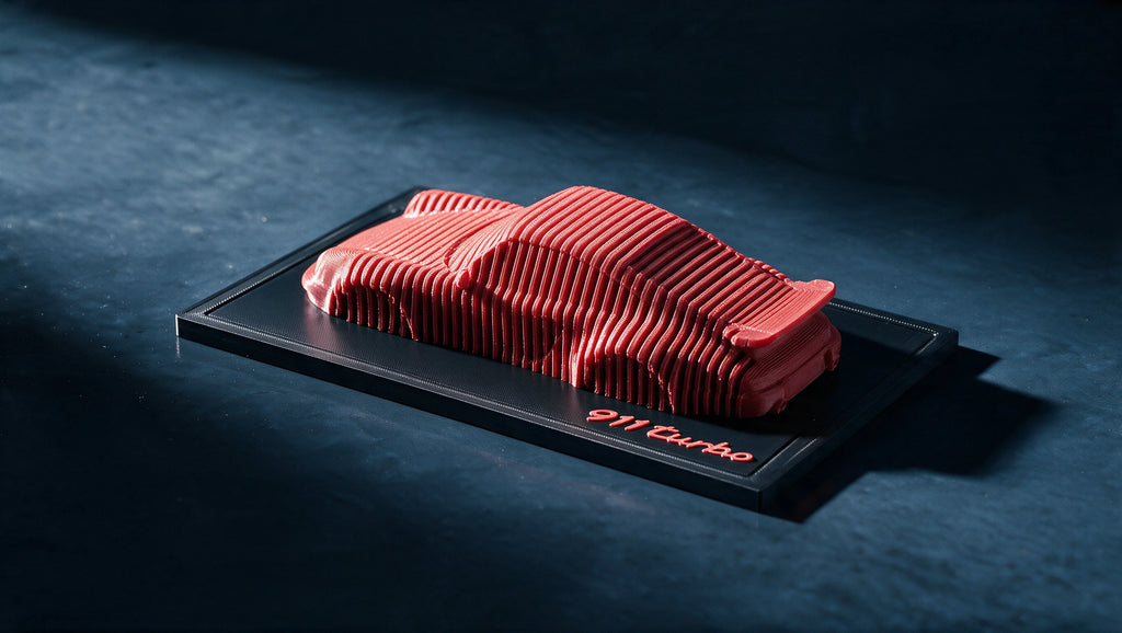 911 Turbo 992 — Layered Display