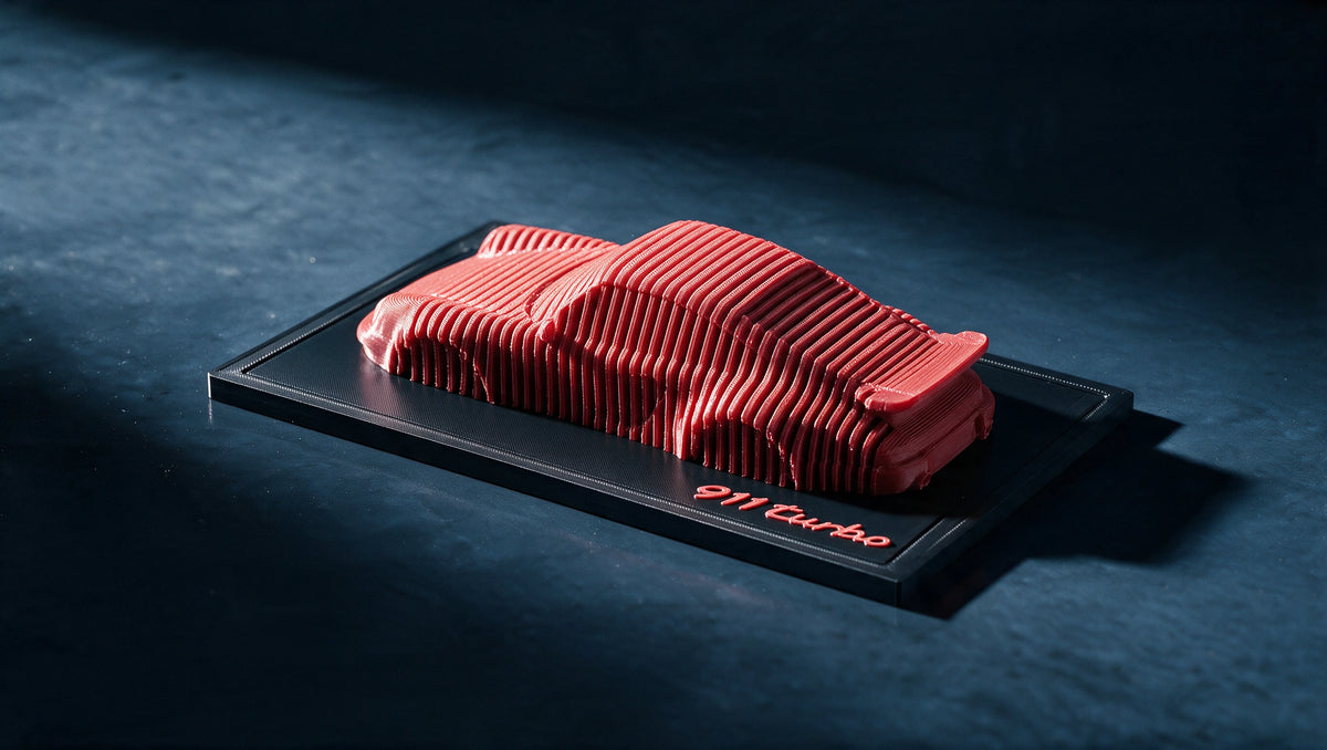 911 Turbo 992 — Layered Display