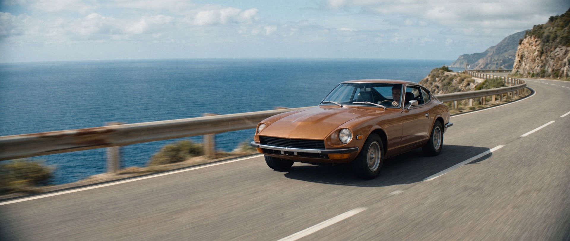 Datsun 280Z — the road in 1975