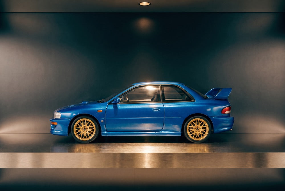 Rally Blue 22B — on the rack