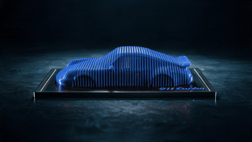 911 Turbo 992 — Layered Display