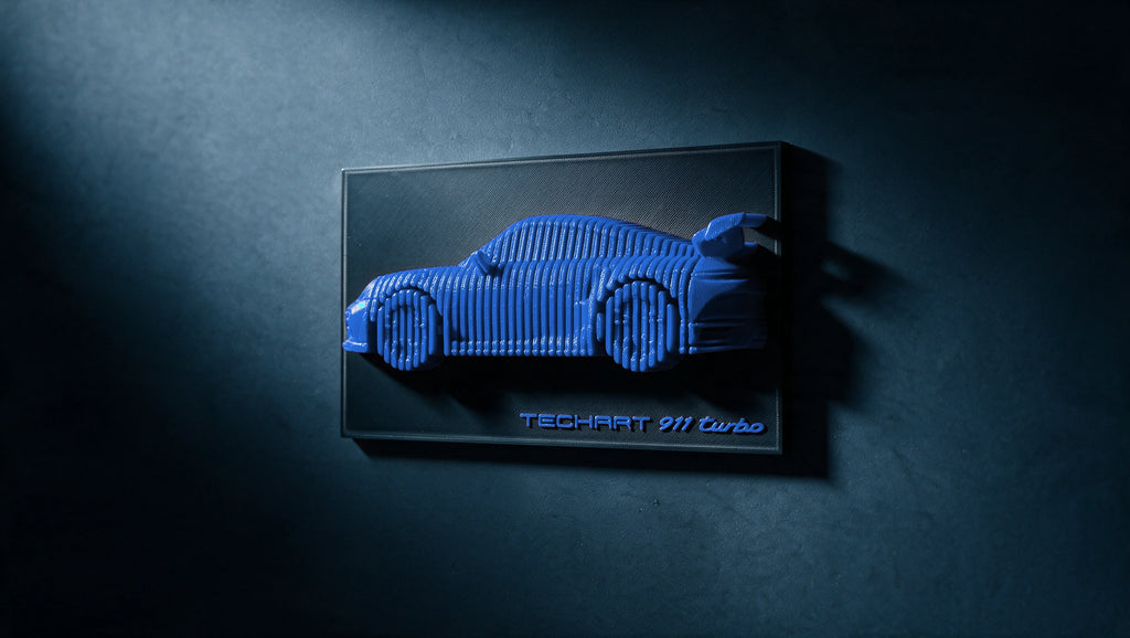 911 Turbo 992 TechArt — Layered Display